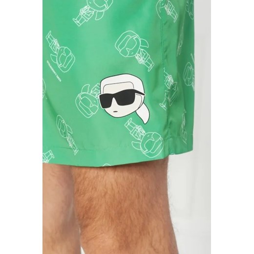 Kąpielówki Karl Lagerfeld z poliestru 