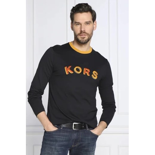 Michael Kors Longsleeve RETRO KORS | Regular Fit ze sklepu Gomez Fashion Store w kategorii T-shirty męskie - zdjęcie 172880734