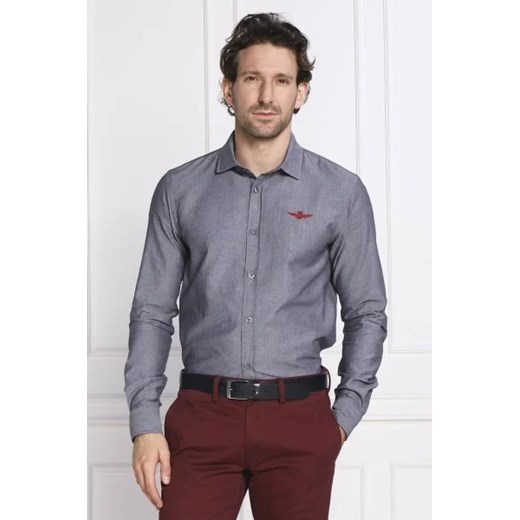 Aeronautica Militare Koszula | Slim Fit ze sklepu Gomez Fashion Store w kategorii Koszule męskie - zdjęcie 172881151