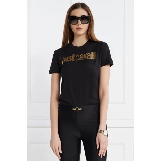 Just Cavalli T-shirt | Regular Fit ze sklepu Gomez Fashion Store w kategorii Bluzki damskie - zdjęcie 172881210