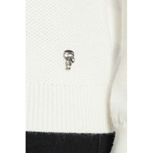 Karl Lagerfeld Wełniany golf | Regular Fit Karl Lagerfeld M okazja Gomez Fashion Store