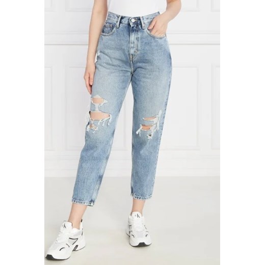 Tommy Jeans Jeansy MOM JEAN UHR TPR | Mom Fit ze sklepu Gomez Fashion Store w kategorii Jeansy damskie - zdjęcie 172881391