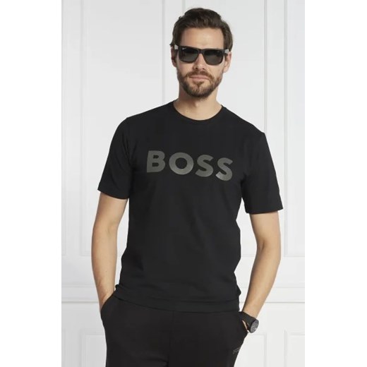 BOSS GREEN T-shirt Tee 8 | Slim Fit | stretch ze sklepu Gomez Fashion Store w kategorii T-shirty męskie - zdjęcie 172881613
