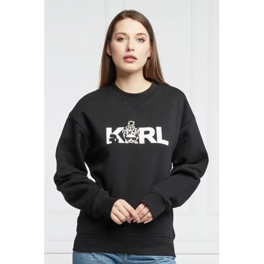 Karl Lagerfeld Bluza Ikonik Animal Sweat | Regular Fit ze sklepu Gomez Fashion Store w kategorii Bluzy damskie - zdjęcie 172882141