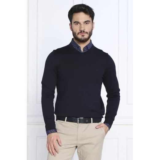 BOSS BLACK Wełniany sweter Baram-L | Regular Fit ze sklepu Gomez Fashion Store w kategorii Swetry męskie - zdjęcie 172882633