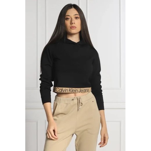 CALVIN KLEIN JEANS Bluza | Cropped Fit ze sklepu Gomez Fashion Store w kategorii Bluzy damskie - zdjęcie 172882961