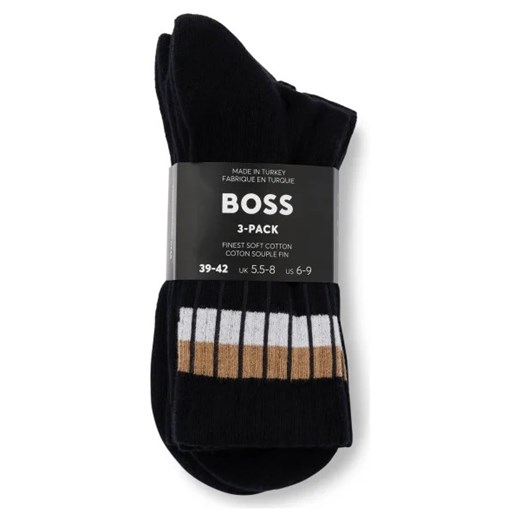 BOSS BLACK Skarpety 3-pack QS Rib 43-46 wyprzedaż Gomez Fashion Store