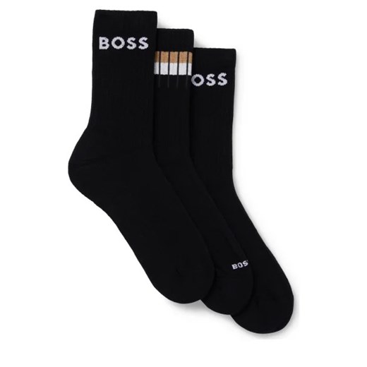 BOSS BLACK Skarpety 3-pack QS Rib ze sklepu Gomez Fashion Store w kategorii Skarpetki męskie - zdjęcie 172882983