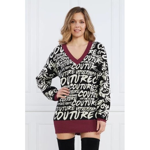 Versace Jeans Couture Sweter | Regular Fit ze sklepu Gomez Fashion Store w kategorii Swetry damskie - zdjęcie 172883183