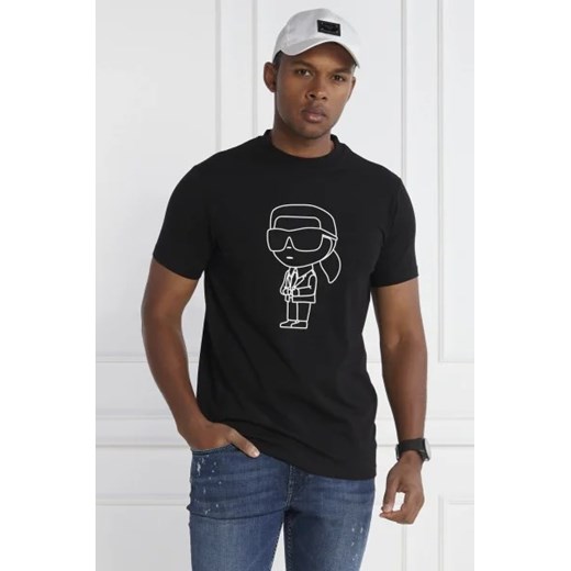 Karl Lagerfeld T-shirt CREWNECK | Regular Fit ze sklepu Gomez Fashion Store w kategorii T-shirty męskie - zdjęcie 172883593