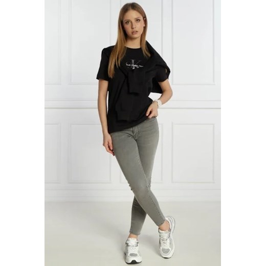 Bluzka damska Calvin Klein bawełniana na lato