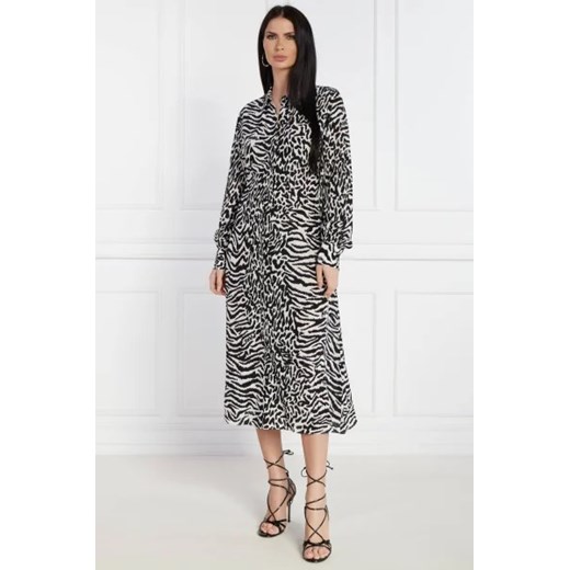 Karl Lagerfeld Sukienka z paskiem animal print ze sklepu Gomez Fashion Store w kategorii Sukienki - zdjęcie 172885744
