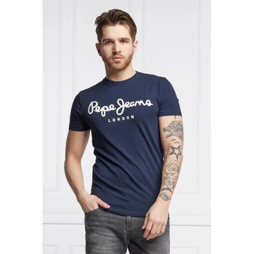 Pepe Jeans London T-shirt | Slim Fit ze sklepu Gomez Fashion Store w kategorii T-shirty męskie - zdjęcie 172886131