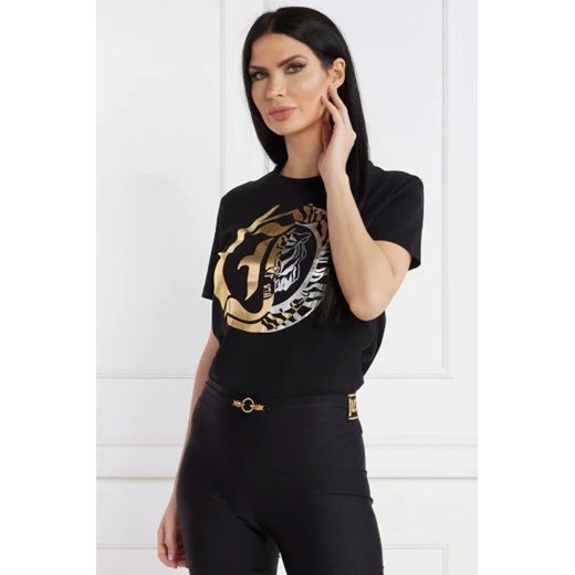 Just Cavalli T-shirt | Regular Fit ze sklepu Gomez Fashion Store w kategorii Bluzki damskie - zdjęcie 172886804