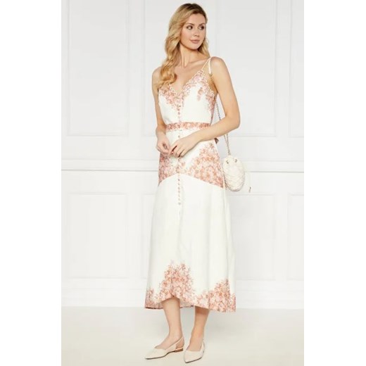 TWINSET Lniana sukienka z paskiem Twinset 38 Gomez Fashion Store okazja