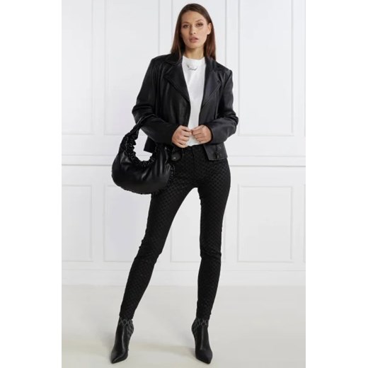 Karl Lagerfeld Jeansy shiny monogram | Skinny fit Karl Lagerfeld 26 okazja Gomez Fashion Store