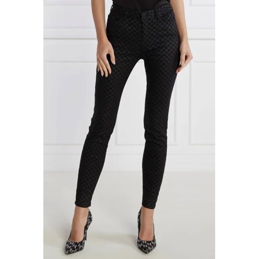 Karl Lagerfeld Jeansy shiny monogram | Skinny fit ze sklepu Gomez Fashion Store w kategorii Jeansy damskie - zdjęcie 172887354