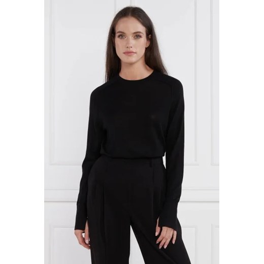 Calvin Klein Wełniany sweter | Regular Fit ze sklepu Gomez Fashion Store w kategorii Swetry damskie - zdjęcie 172887611