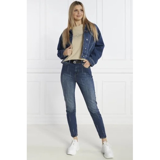 Pepe Jeans London Jeansy UHW SPARKLE | Tapered 27/30 okazja Gomez Fashion Store