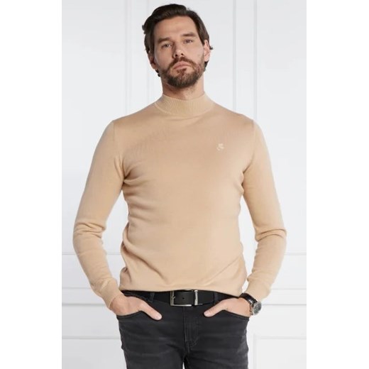 Karl Lagerfeld Wełniany sweter | Slim Fit ze sklepu Gomez Fashion Store w kategorii Swetry męskie - zdjęcie 172888172