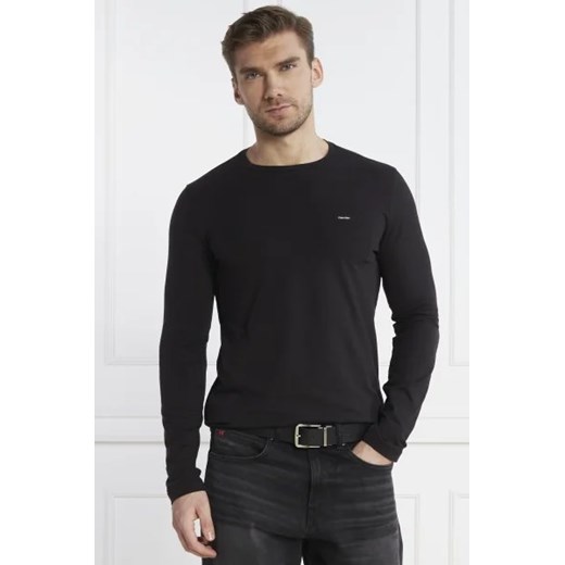 Calvin Klein Longsleeve | Slim Fit | stretch ze sklepu Gomez Fashion Store w kategorii T-shirty męskie - zdjęcie 172888683