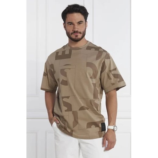 BOSS GREEN T-shirt Timono Lotus | Regular Fit ze sklepu Gomez Fashion Store w kategorii T-shirty męskie - zdjęcie 172888971