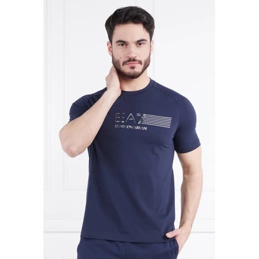 EA7 T-shirt | Regular Fit ze sklepu Gomez Fashion Store w kategorii T-shirty męskie - zdjęcie 172889013