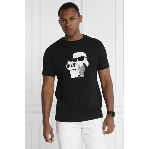 Karl Lagerfeld T-shirt | Regular Fit Karl Lagerfeld L okazja Gomez Fashion Store