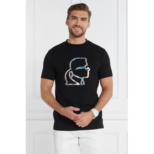 Karl Lagerfeld T-shirt CREWNECK | Regular Fit ze sklepu Gomez Fashion Store w kategorii T-shirty męskie - zdjęcie 172891052