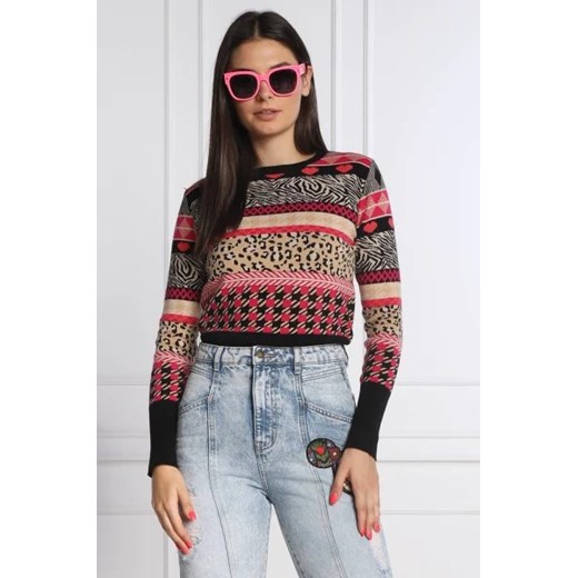 Desigual Sweter ASPEN | Slim Fit ze sklepu Gomez Fashion Store w kategorii Swetry damskie - zdjęcie 172891444