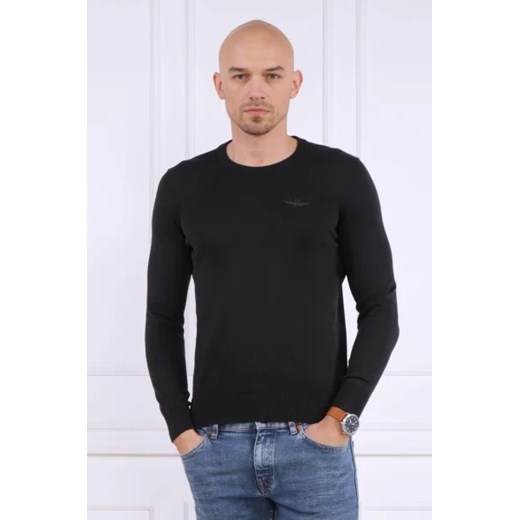 Aeronautica Militare Sweter | Regular Fit ze sklepu Gomez Fashion Store w kategorii Swetry męskie - zdjęcie 172892491