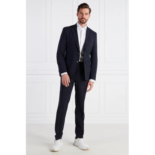 BOSS BLACK Wełniany garnitur | Regular Fit | z dodatkiem lnu ze sklepu Gomez Fashion Store w kategorii Garnitury męskie - zdjęcie 172893011