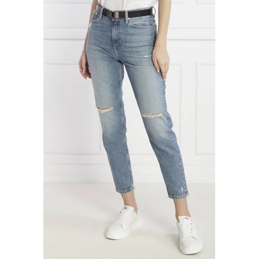 CALVIN KLEIN JEANS Jeansy MOM JEAN | Mom Fit ze sklepu Gomez Fashion Store w kategorii Jeansy damskie - zdjęcie 172893590