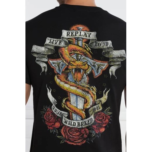 T-shirt męski Replay