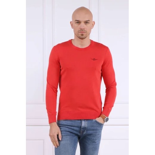 Aeronautica Militare Sweter | Regular Fit ze sklepu Gomez Fashion Store w kategorii Swetry męskie - zdjęcie 172894154