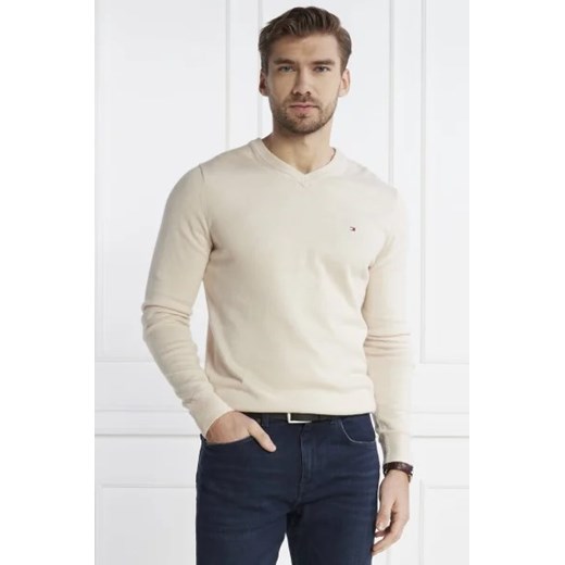 Tommy Hilfiger Sweter | Regular Fit | z dodatkiem kaszmiru ze sklepu Gomez Fashion Store w kategorii Swetry męskie - zdjęcie 172894373