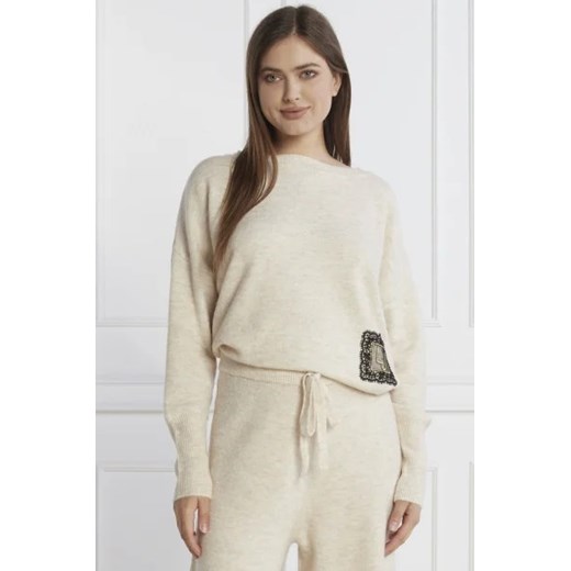 Liu Jo Rose Sweter | Regular Fit | z dodatkiem wełny ze sklepu Gomez Fashion Store w kategorii Swetry damskie - zdjęcie 172894822