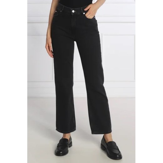 BOSS BLACK Jeansy STRAIGHT CROP 4.0 | Straight fit ze sklepu Gomez Fashion Store w kategorii Jeansy damskie - zdjęcie 172894870