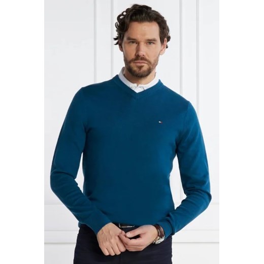 Tommy Hilfiger Sweter | Regular Fit | z dodatkiem kaszmiru Tommy Hilfiger XL promocyjna cena Gomez Fashion Store