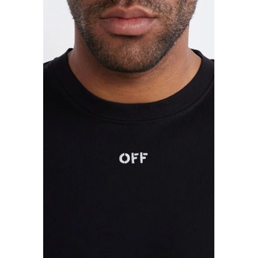 OFF-WHITE T-shirt | Slim Fit L okazja Gomez Fashion Store