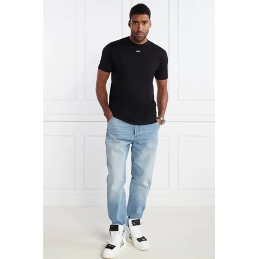 OFF-WHITE T-shirt | Slim Fit M okazja Gomez Fashion Store