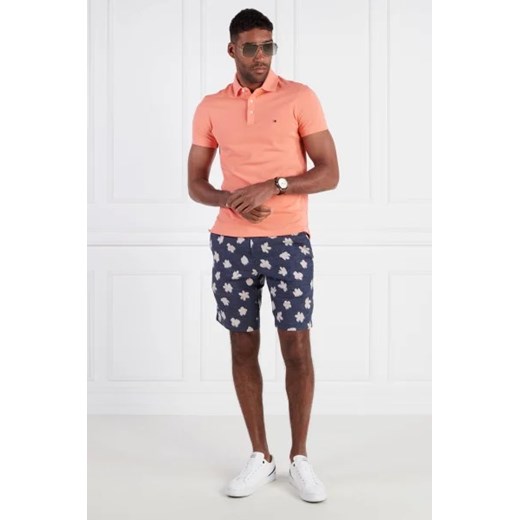 Tommy Hilfiger Lniane szorty HARLEM PO TECH LINEN PRINTED | Regular Fit Tommy Hilfiger 38 okazyjna cena Gomez Fashion Store