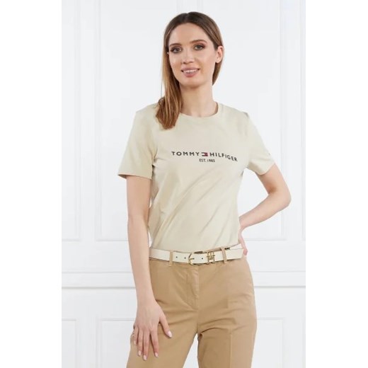 Tommy Hilfiger T-shirt | Regular Fit ze sklepu Gomez Fashion Store w kategorii Bluzki damskie - zdjęcie 172895740