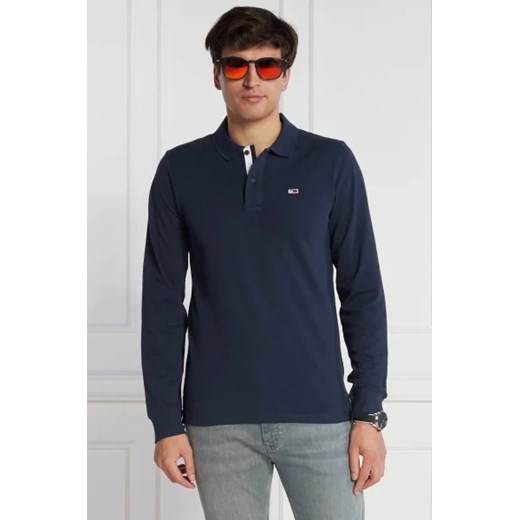 Tommy Jeans Polo TJM SOLID LS | Slim Fit ze sklepu Gomez Fashion Store w kategorii T-shirty męskie - zdjęcie 172896582