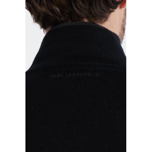 Karl Lagerfeld Wełniany sweter | Regular Fit Karl Lagerfeld M wyprzedaż Gomez Fashion Store