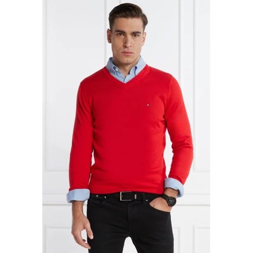 Tommy Hilfiger Sweter | Regular Fit | z dodatkiem kaszmiru ze sklepu Gomez Fashion Store w kategorii Swetry męskie - zdjęcie 172897154