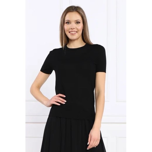 BOSS BLACK Wełniana bluzka Falyssias | Regular Fit ze sklepu Gomez Fashion Store w kategorii Bluzki damskie - zdjęcie 172897302