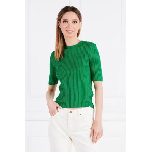 Marc O' Polo Sweter Pullover cropped | Regular Fit | z dodatkiem lnu ze sklepu Gomez Fashion Store w kategorii Swetry damskie - zdjęcie 172897451