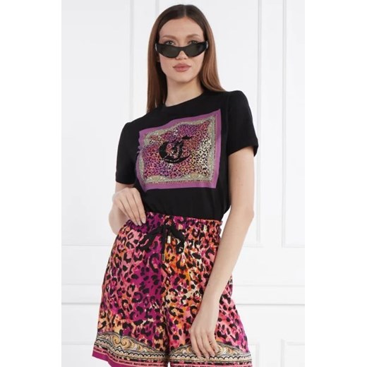 Just Cavalli T-shirt | Regular Fit ze sklepu Gomez Fashion Store w kategorii Bluzki damskie - zdjęcie 172897624