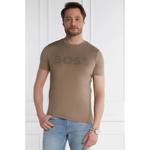 BOSS GREEN T-shirt Tee Active | Slim Fit ze sklepu Gomez Fashion Store w kategorii T-shirty męskie - zdjęcie 172898673